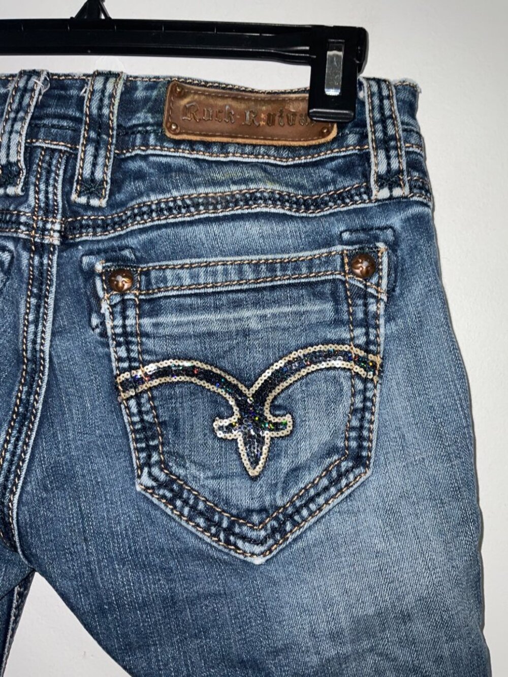 Rock Revival Denisa Sequin Boot Cut Jeans 28